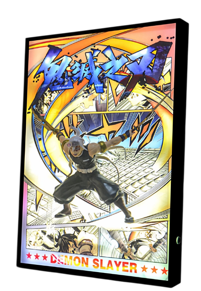 Tableau 3D LED avec Figurine - TENGEN