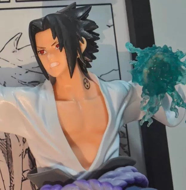 Tableau 3D LED avec Figurine - NARUTO vs SASUKE
