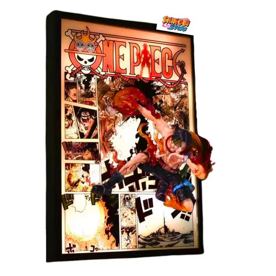 Tableau 3D LED avec Figurine - ACE