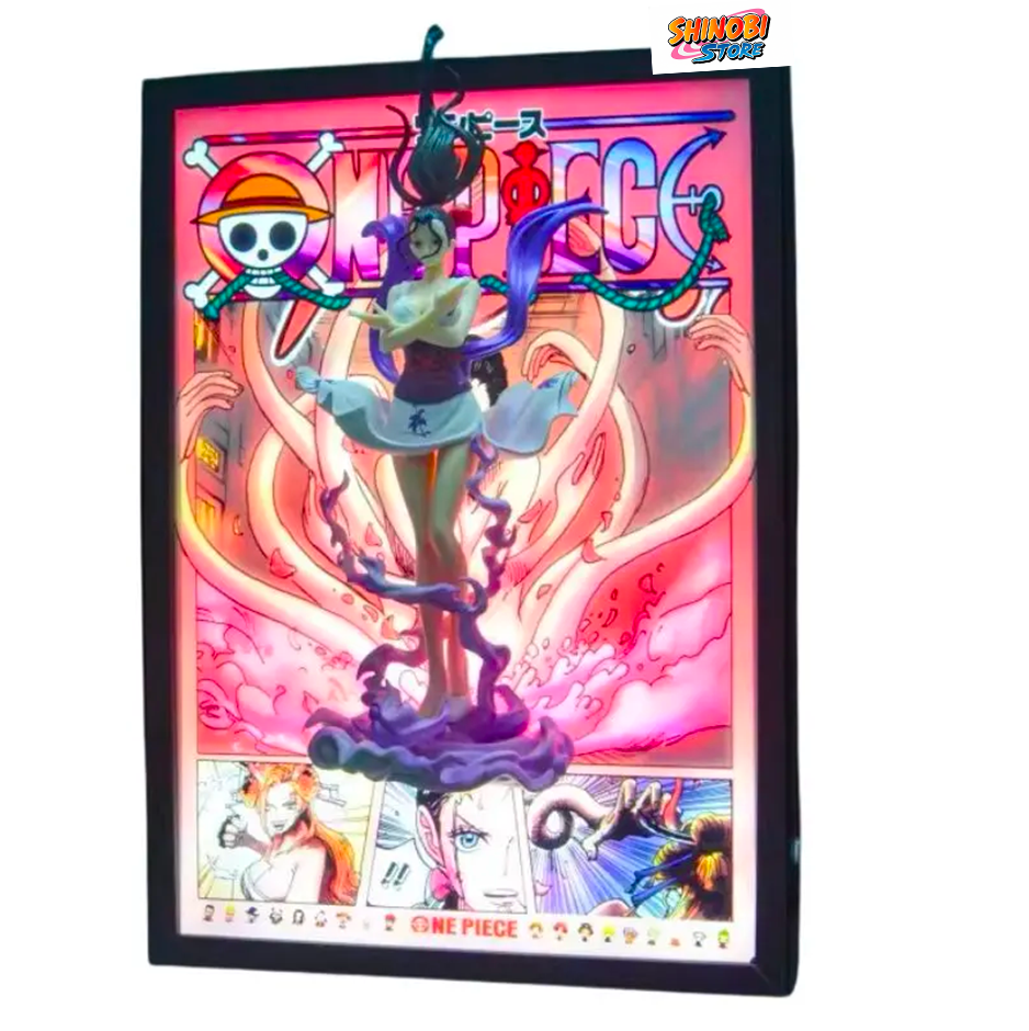 Tableau 3D LED avec Figurine - NICO ROBIN