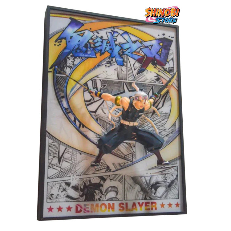 Tableau 3D LED avec Figurine - TENGEN