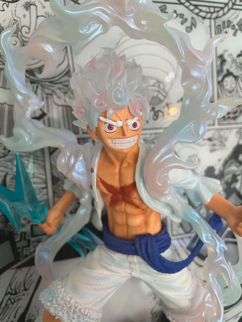 Tableau 3D LED avec Figurine - Luffy Ultime