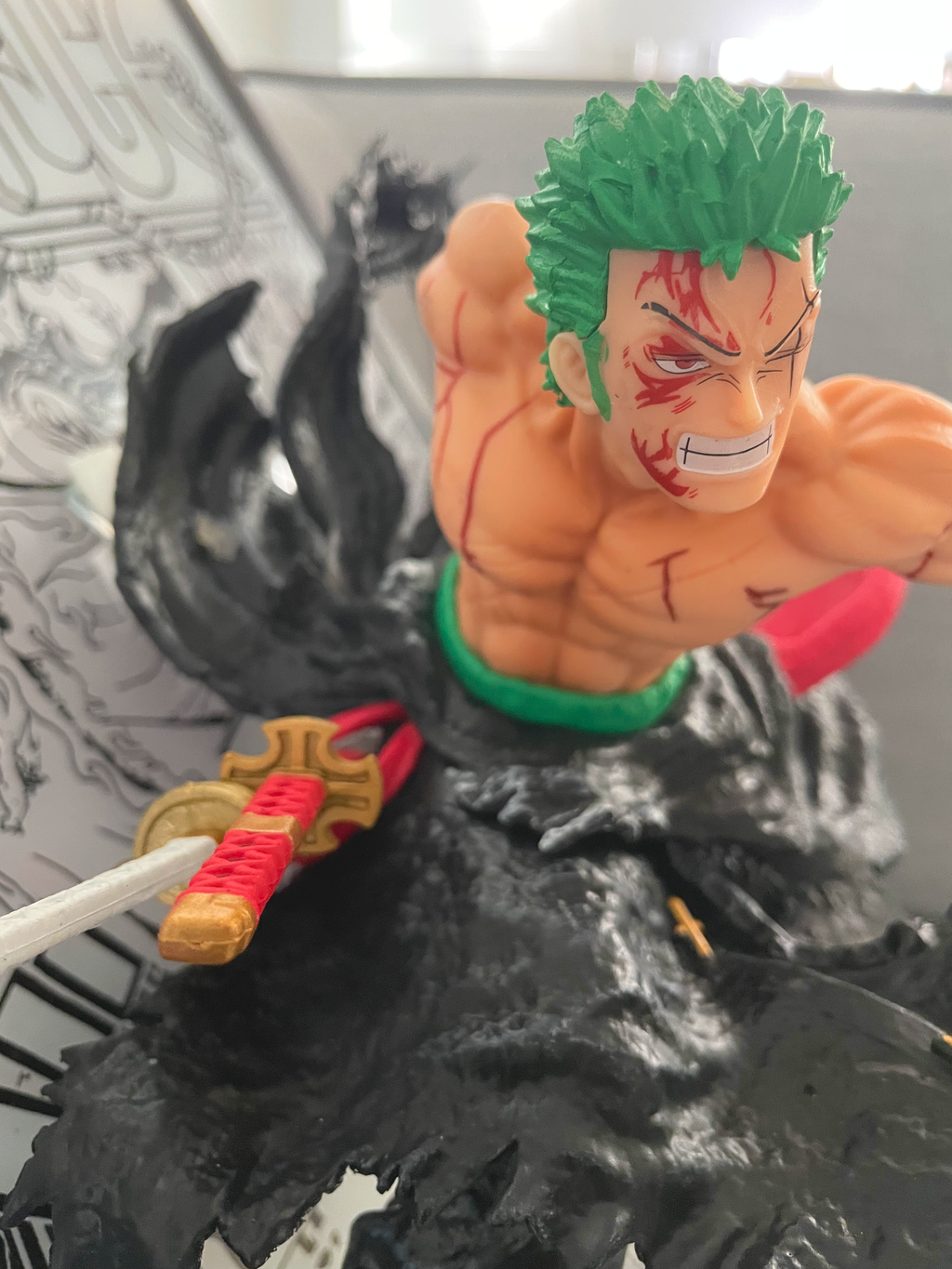 Tableau 3D LED avec Figurine - Zoro